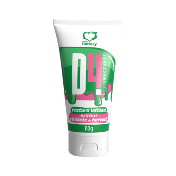 SF4009-Chiclete-de-Hortela_1 D4 Gel Umectante Beijável Com Textura Leitosa 60g Sexy Fantasy
