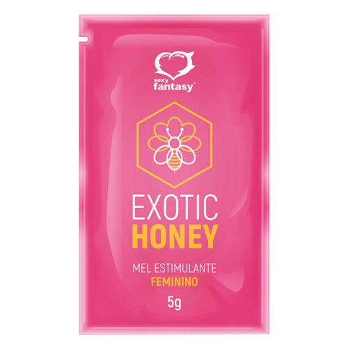 SF6055_1 Exotic Honey Gel Estimulante Feminino Sachê 5g Sexy Fantasy