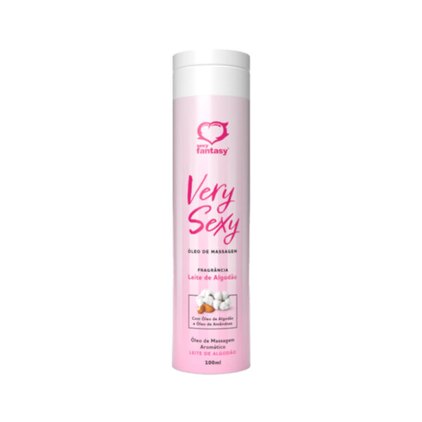SF7160-Leite-de-Algodao_1 Very Sexy Óleo de Massagem Corporal Aromático 100ml Sexy Fantasy