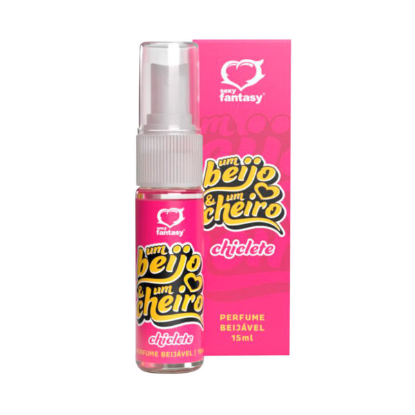 Um Beijo e Um Cheiro Perfume Beijável 15ml Sexy Fantasy