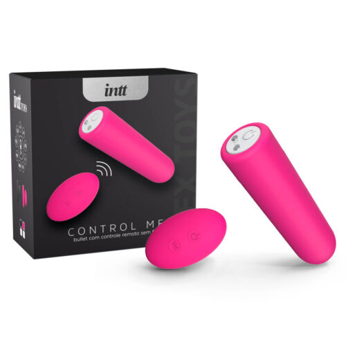 Control Me Vibrador Bullet em Silicone com Controle sem Fio Intt