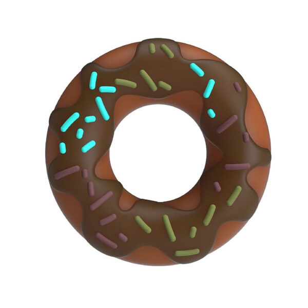SI4017-Marrom_1 Super Donut Anel Peniano Retardador em Formato de Rosquinha Sexy Import