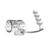 SI4022-Transparente_1 Capa Peniana com Plug Anal Escalonado Pretty Love Bigger Thicker Sexy Import