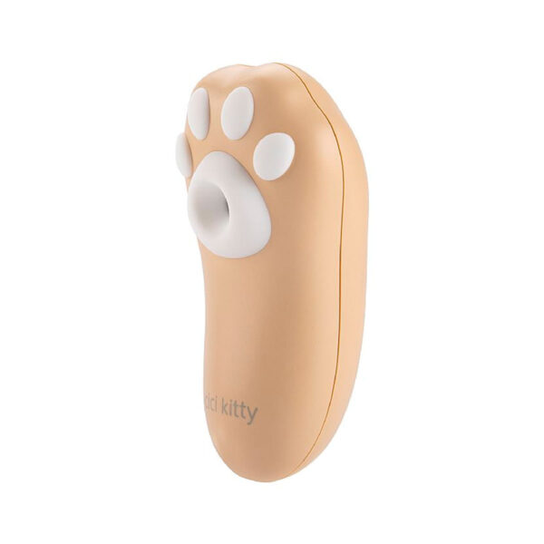 SI4027-Bege_2 Cici Kitty Estimulador Clitoriano com Pulsação em Formato de Patinha Sexy Import