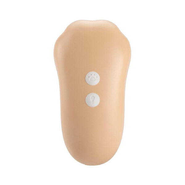 SI4027-Bege_3 Cici Kitty Estimulador Clitoriano com Pulsação em Formato de Patinha Sexy Import