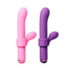 SI4028-Rosa_4 Vibrador de Ponto G com 4 Acessórios para Clitóris Magic Stick Sexy Import