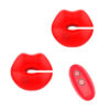 SI4069-Vermelho_1 Nipples Vibrator Grampos de Mamilo com 10 Modos de Vibração e Controle Sexy Import