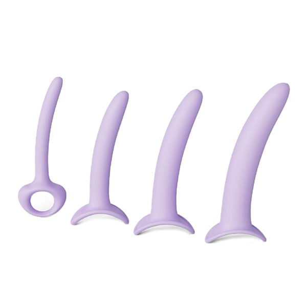 SI4131-Lilas_1 S-hande Renew Kit Dilatador Vaginal Curvado com 5 Tamanhos Sexy Import