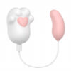 SI5031-Branco_2 Vibrador de Clitóris em Formato de Pata com Bullet Lucky Cat Pro2 Sexy Import