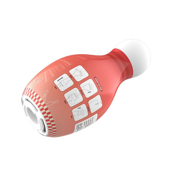 SI9112-Branco_3 Bowling Egg Masturbador em Formato de Boliche Sexy Import