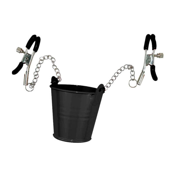 SI9150-Preto_1 Grampos de Mamilos com Baldinho Sexy Import