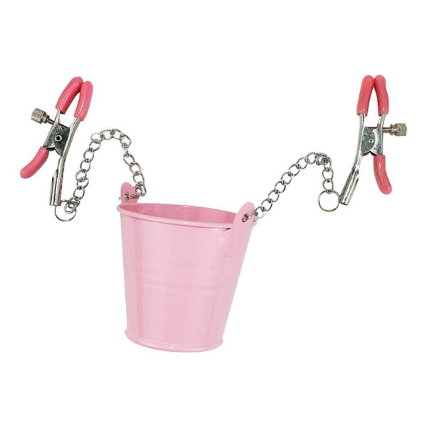 SI9150-Rosa_1 Grampos de Mamilos com Baldinho Sexy Import