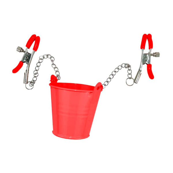 SI9150-Vermelho_1 Grampos de Mamilos com Baldinho Sexy Import