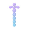Plug Anal Escalonado com Vibro 10 Modos de Vibração Recarregável Sexy Import