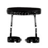 SI9295-Preto_3 Harness Cinta Liga de Couro com Fivelas Sexy Import