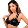 Harness com Contorno de Busto com Fechamento na Cintura e no Pescoço Sexy Import