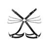 Harness Calcinha com Cinta Liga em Couro com Correntes Sexy Import