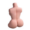 SI9509-Bege_2 Masturbador Masculino Formato de Meio Corpo Sexy Import