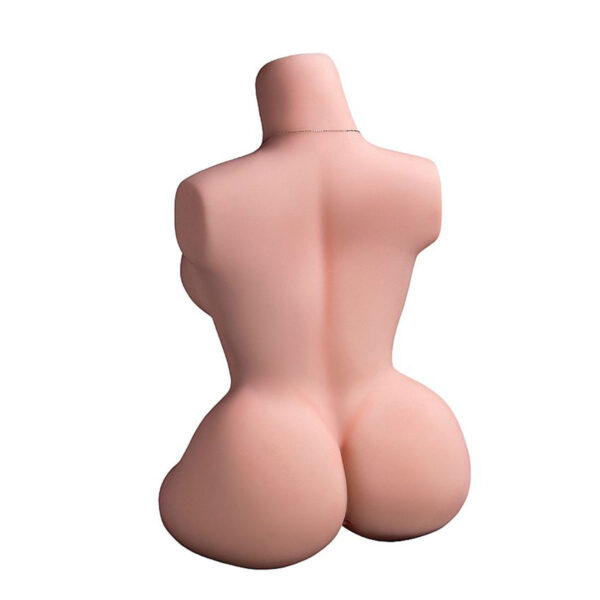 SI9509-Bege_2 Masturbador Masculino Formato de Meio Corpo Sexy Import