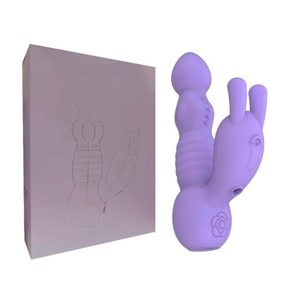 Vibrador de Ponto G e Clitóris com Dedilhar e Umidificador Sexy Import