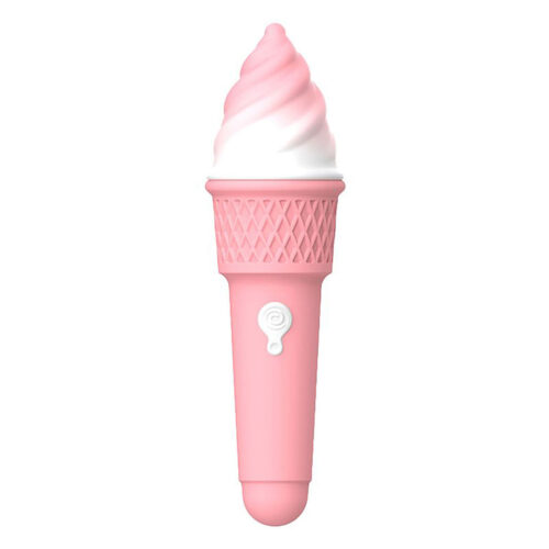 SI9606-Rosa_1 Vibrador de Clitóris em Formato de Sorvete Sexy Import