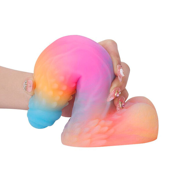 SI9830-Colorido_3 Dildo Alien Fluorescente 14,8x4,0 cm Sexy Import