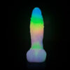 SI9830-Colorido_4 Dildo Alien Fluorescente 14,8x4,0 cm Sexy Import