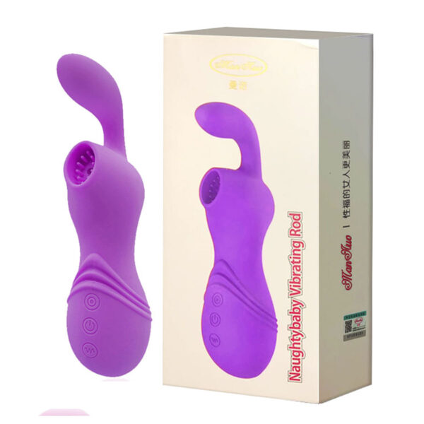SL-1807-Roxo_1 Estimulador Sugador de Clitóris 12 Modos de Sucção e 12 Modos de Vibração 3R Import - Estimulador com 12 Modos de Sucção e 12 Modos de Vibração 3R Import