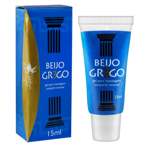SL013_1 Beijo Grego Gel Beijável Sabor Tutti Frutti 15ml Secret Love