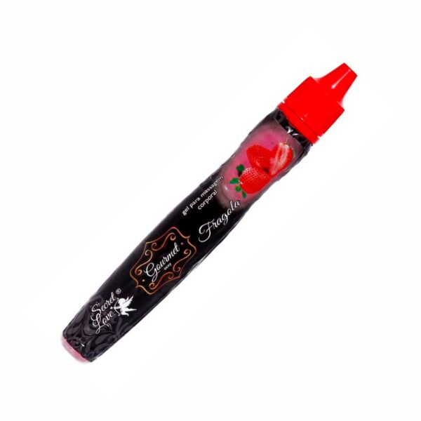 SL031-Morango_1 Gourmet Sexy Caneta Comestível Secret Love