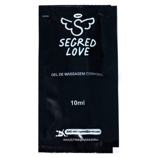 SL050-Sache_2 Vulcanis Gel de Massagem Corporal Sache 10ml Secret Love