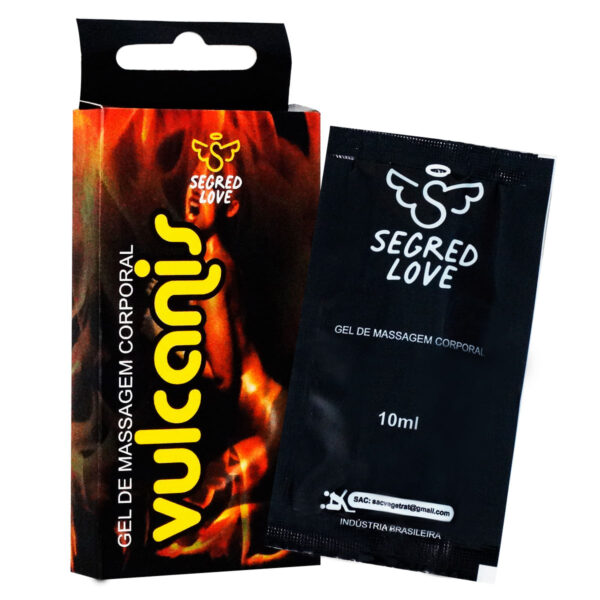 SL050-Sache_3 Vulcanis Gel de Massagem Corporal Sache 10ml Secret Love
