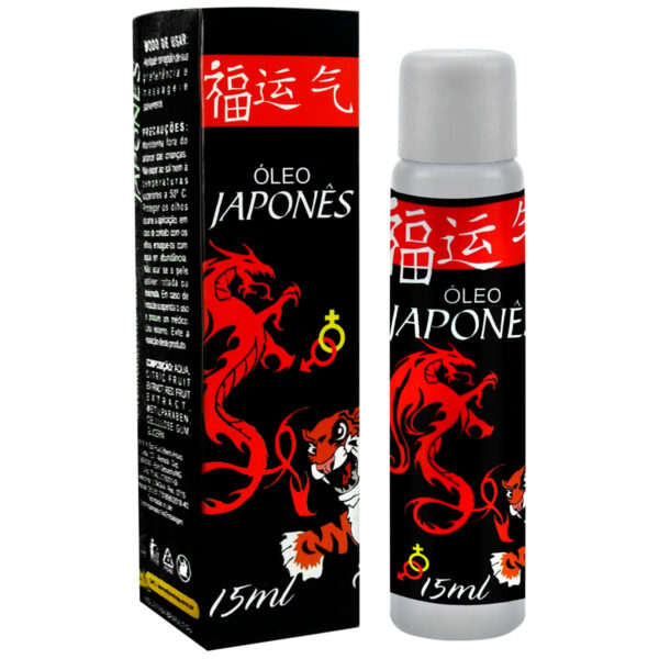 SL053_1 Óleo Japonês Gel Excitante Beijável Hot 15ml Secret Love