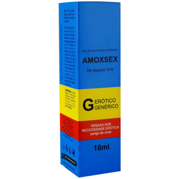 SL057_3 Amoxsex Óleo Aromatizante Hot e Ice 18ml Linha Farmacinha do Riso Secret Love