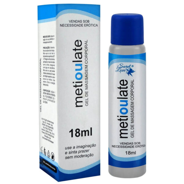 Metioulate Gel Aromatizante Beijável Sabor Abacaxi 18ml Linha Farmacinha do Riso Secret Love