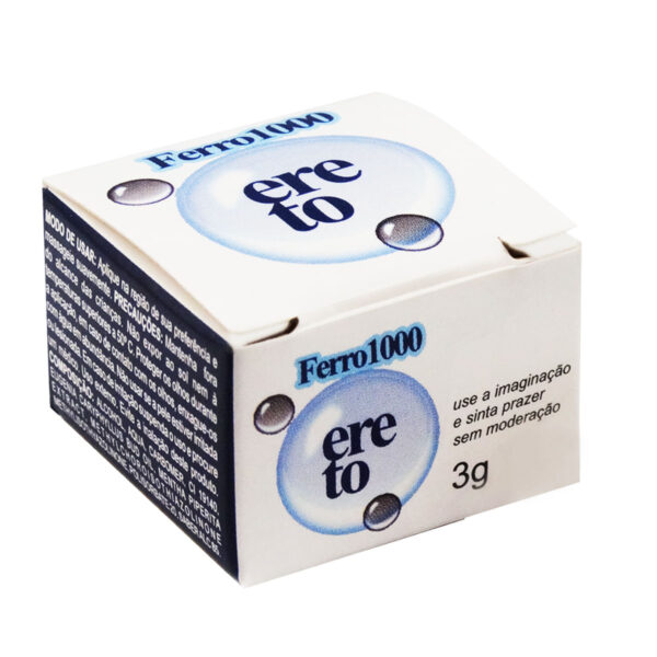 SL067_3 Ferro1000 Ereto Pomada Excitante 3g Secret Love