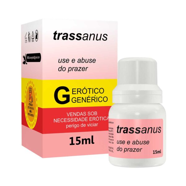 SL102_1 Trassanus Gel Beijável Sabor Menta 15ml Linha Farmacinha do Riso Secret Love