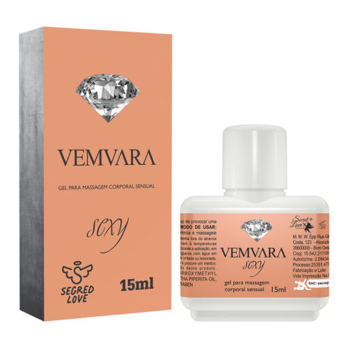 SL115_1 Vem Vara Gel Lubrificante Esquenta e Esfria 15ml Secret Love