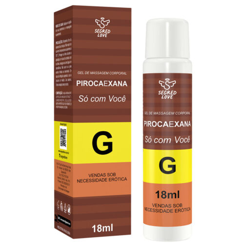 Pirocaexana Gel Beijável para o Sexo Oral 18ml Linha Farmacinha do Riso Secret Love