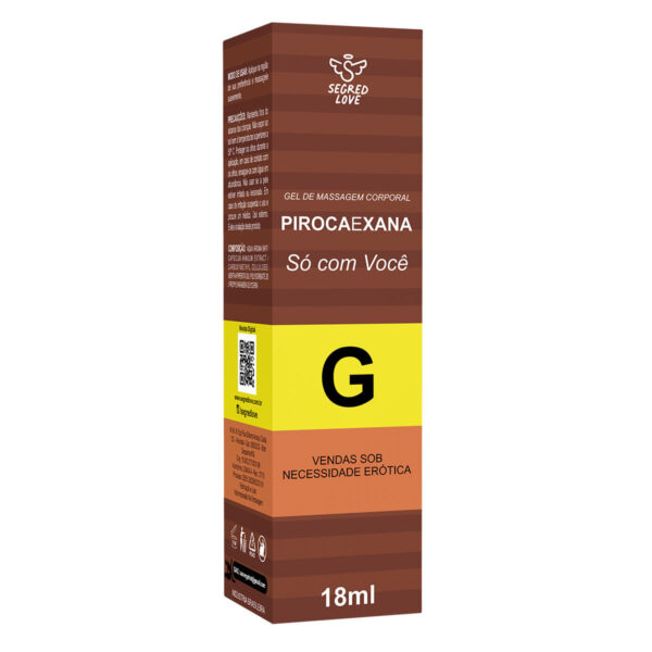 Pirocaexana Gel Beijável para o Sexo Oral 18ml Linha Farmacinha do Riso Secret Love