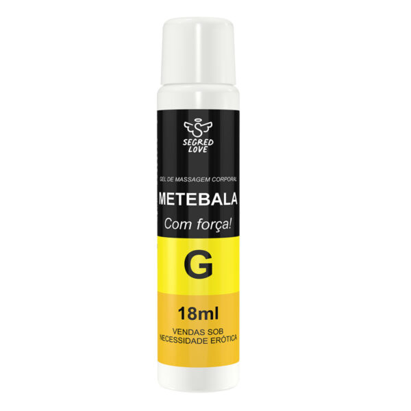 SL137_3 Mete Bala Lubrificante à Base de Silicone Linha Farmacinha do Riso 18ml Secret Love