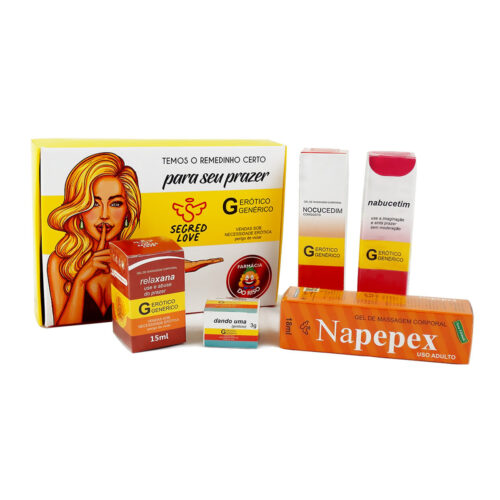 SL139_1 Kit Farmacinha com 5 unidades Secret Love