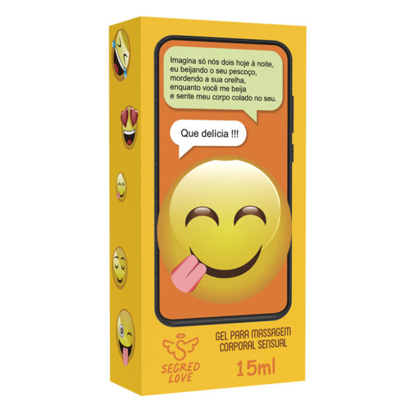 SL181-Maca-Verde_2 Que delícia !!! Óleo de Massagem Deslizante Beijável 15ml Linha Emoji Segred Love