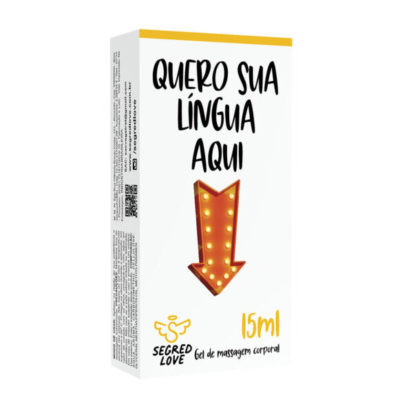 SL184-Acai_3 Quero Sua Língua Aqui Gel Térmico Beijável com Tatuagem Temporária 15ml Segred Love
