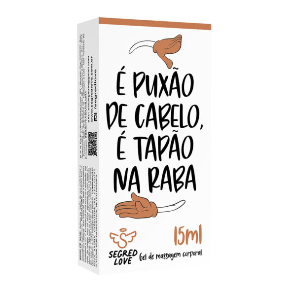 SL187-Abacaxi_2 É Puxão de Cabelo, É Tapão na Raba Lubrificante 15ml Segred Love