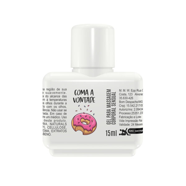 SL198_2 Coma a Vontade Gel Dessensibilizante Anal com Tatuagem Temporária 15ml Segred Love