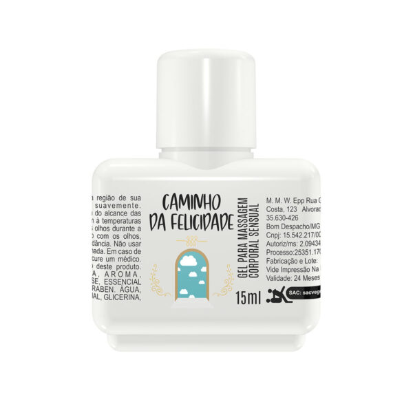 SL200_1 Caminho Da Felicidade Gel Retardante Masculino com Tatuagem Temporária 15ml Segred Love
