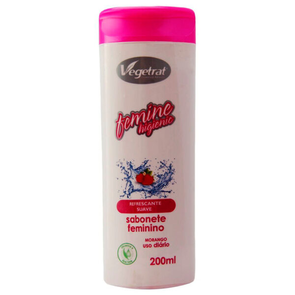 SL204-Morango_1 Femine Higiene Sabonete Feminino Refrescante 200ml Segred Love