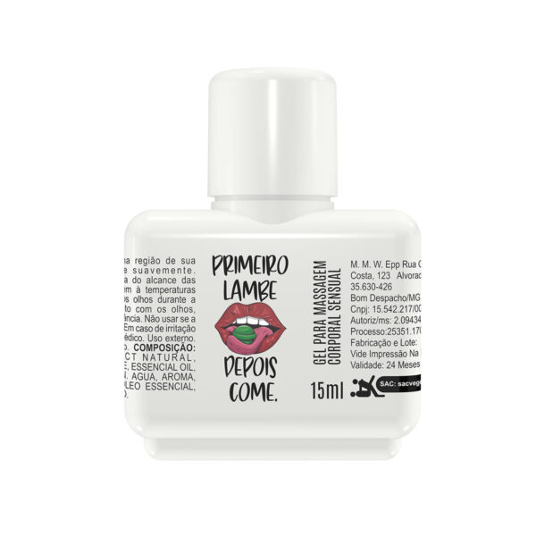 SL210-Chocolate-ao-Leite_1 Primeiro Você Lambe, Depois Você Come Gel Térmico Beijável com Tatuagem Temporária 15ml Segred Love