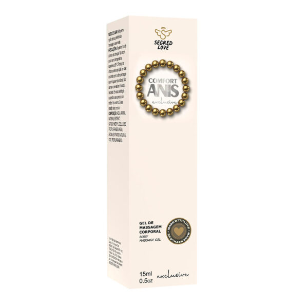 Comfort Anis Gel de Massagem Corporal Dessensibilizante 15ml Segred Love